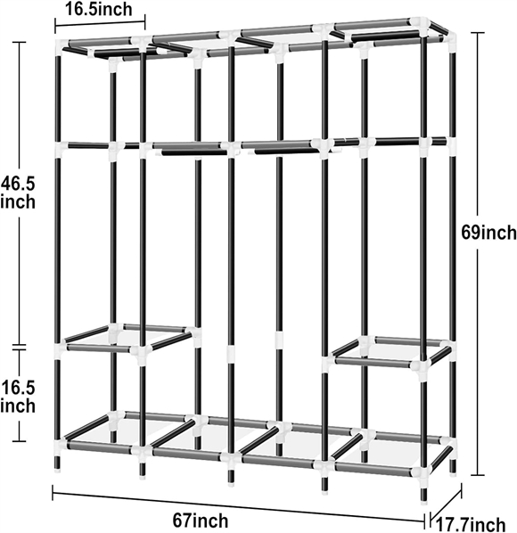 portable wardrobe china factory